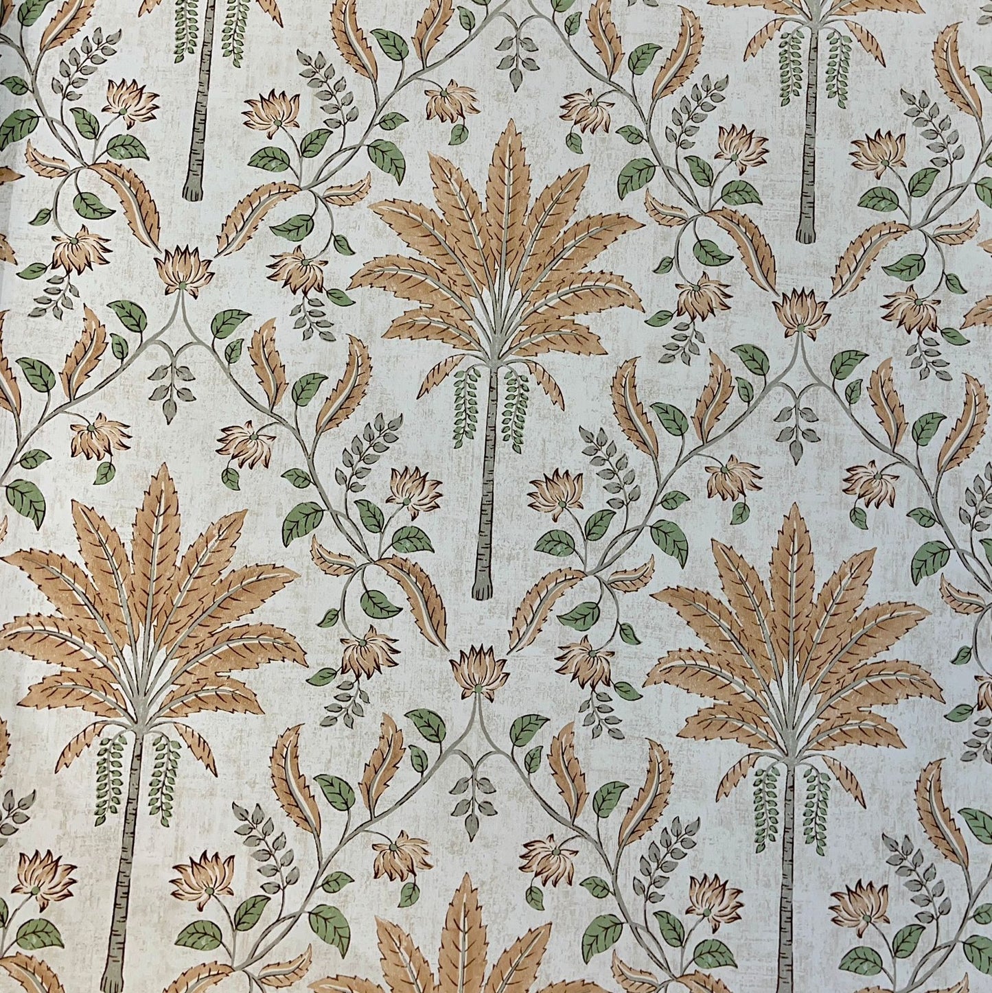 Gilded Palm Wallpaper – Ivory