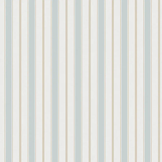 Balanced Stripes Wallpaper – Soft Blue