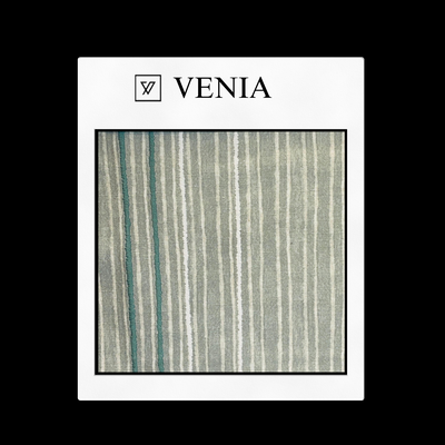 Chalk Stripes Fabric - Green