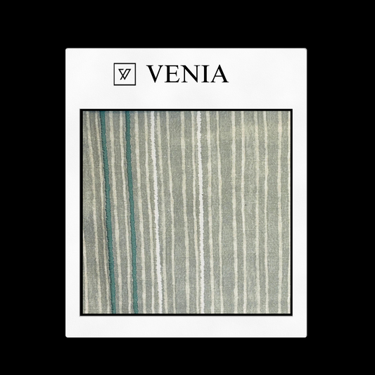 Chalk Stripes Fabric - Green