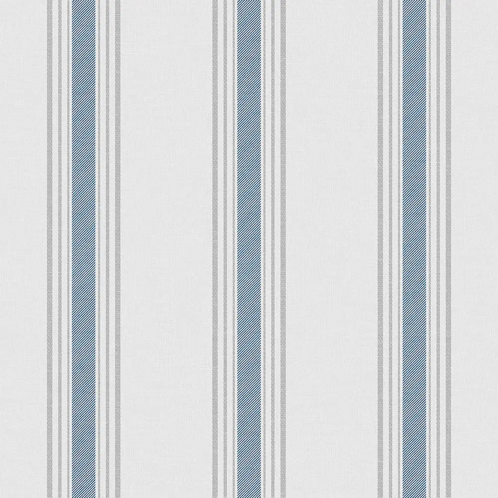 Pavilion Stripe Wallpaper - Blue