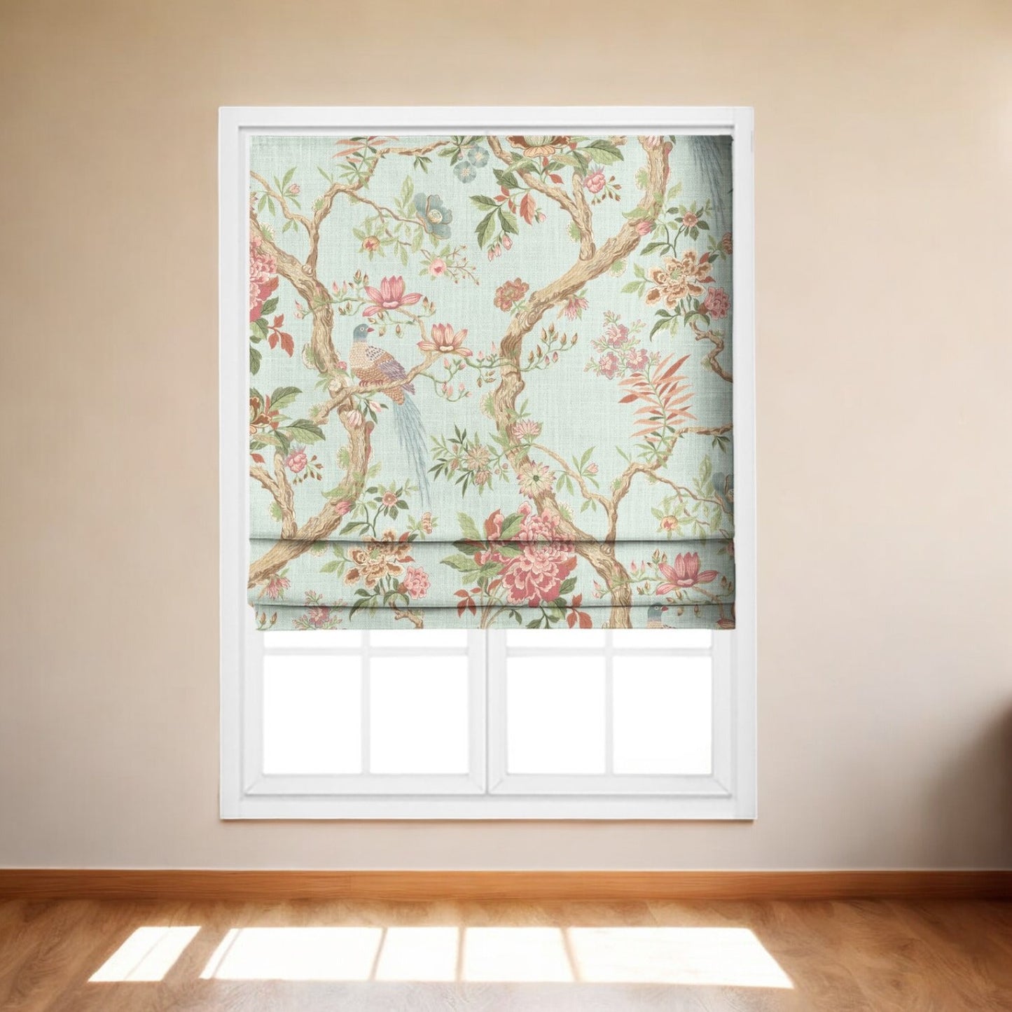 Birds of Paradise Fabric - Powder Blue