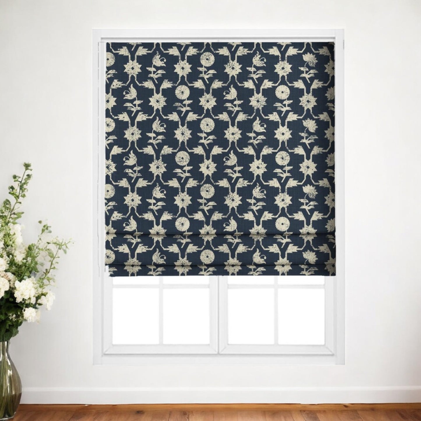 Contemporary Canvas Fabric - Blue