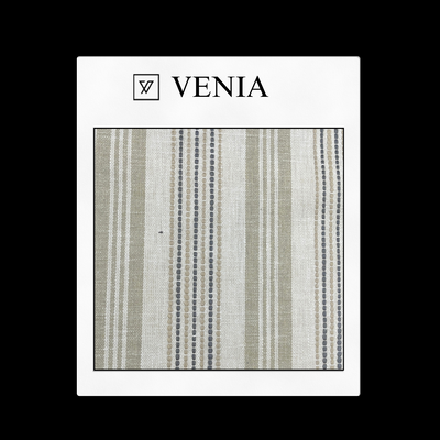 Chalk & Cheese Striped Fabric - Sage Green