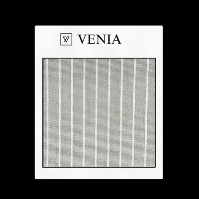 Pinstripe Fabric - Grey