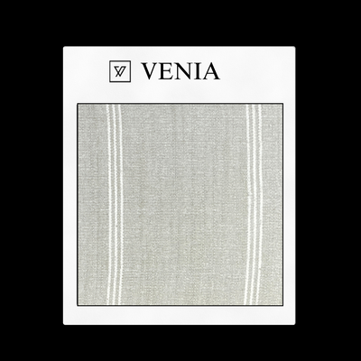 Earthy Striped Fabric - Grey