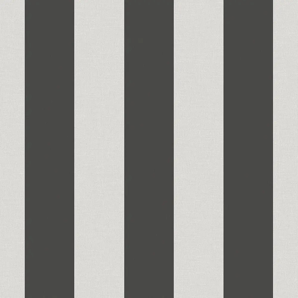 Awning Stripes Wallpaper - Grey
