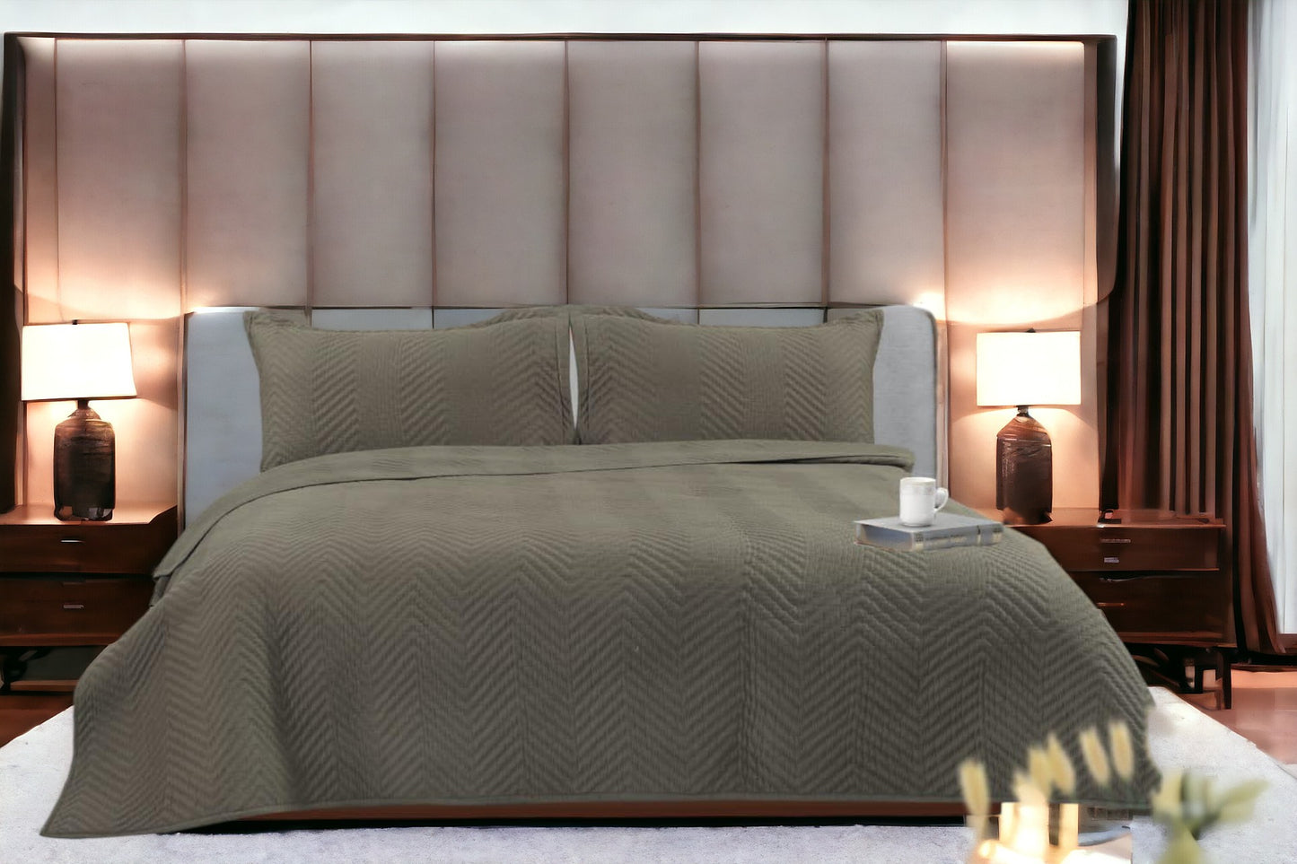 Mina Sateen Bedspread