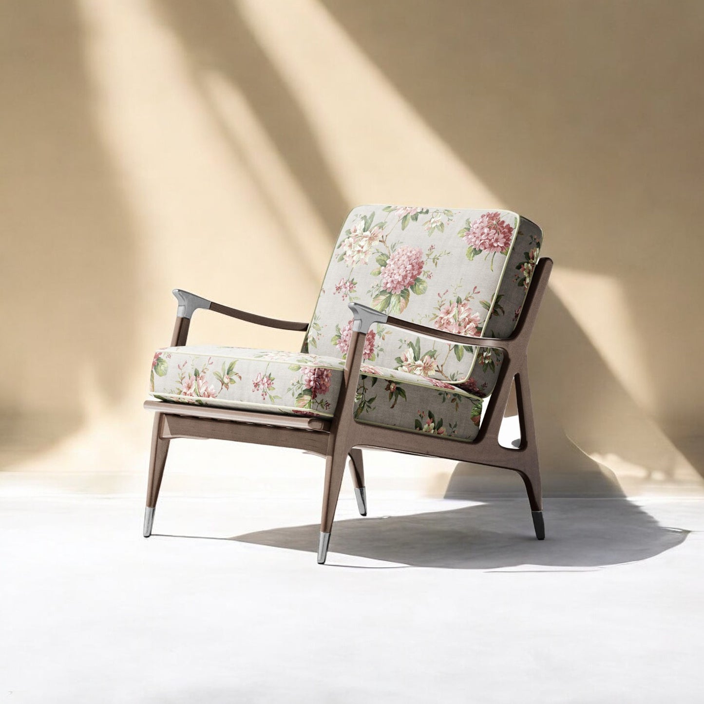 Bloom Reverie Fabric - Grey