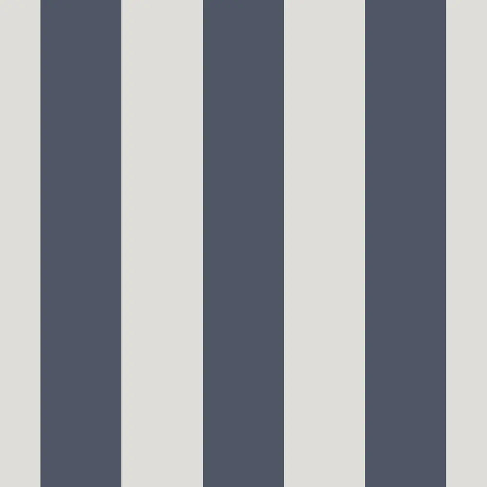 Awning Stripes Wallpaper - Pigeon Blue