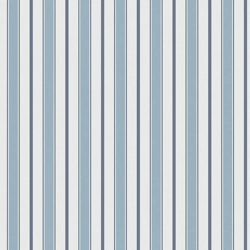Harbour Stripe Wallpaper – Light Blue