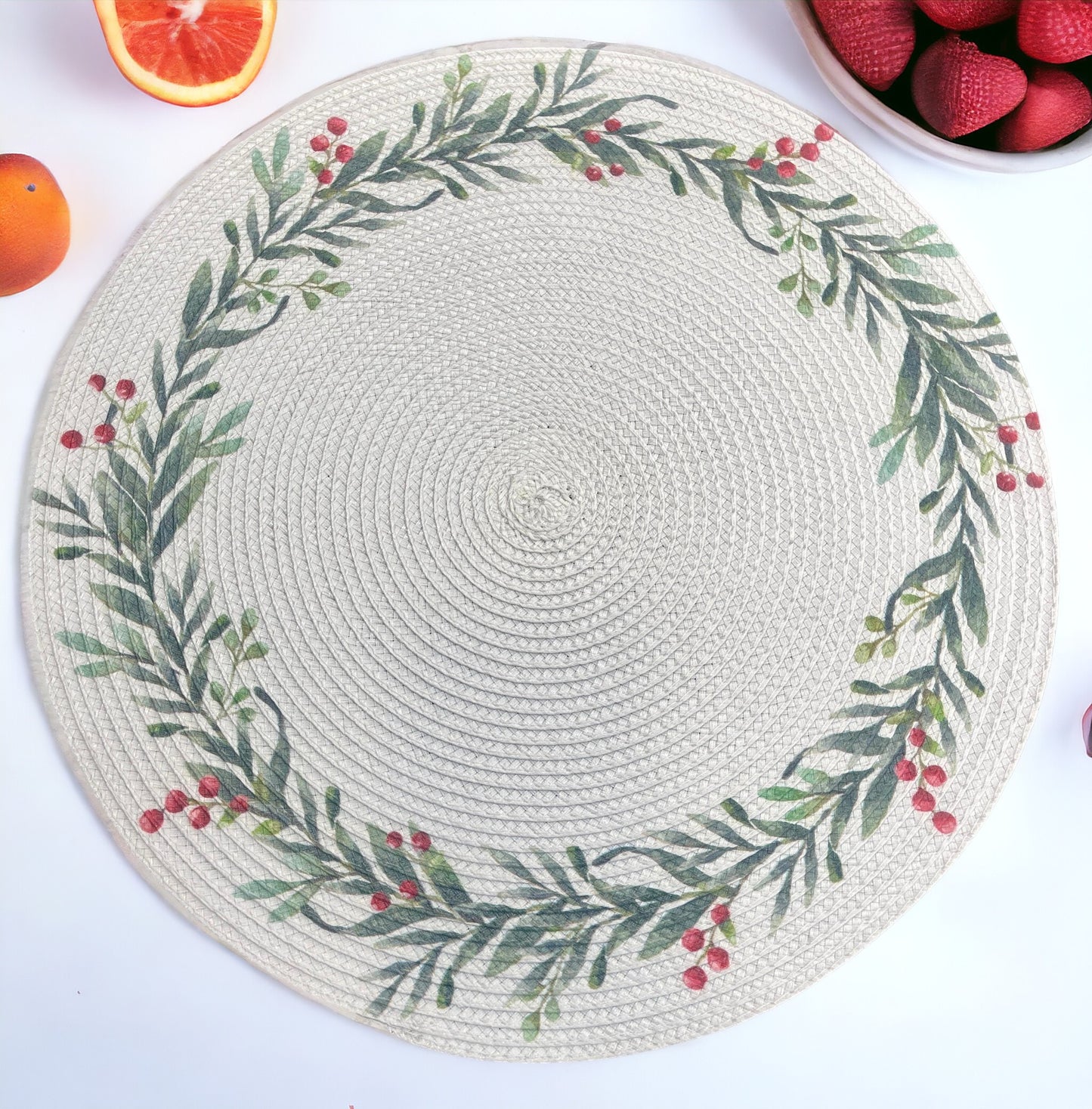 Cherry Blossom Jute Place Mat