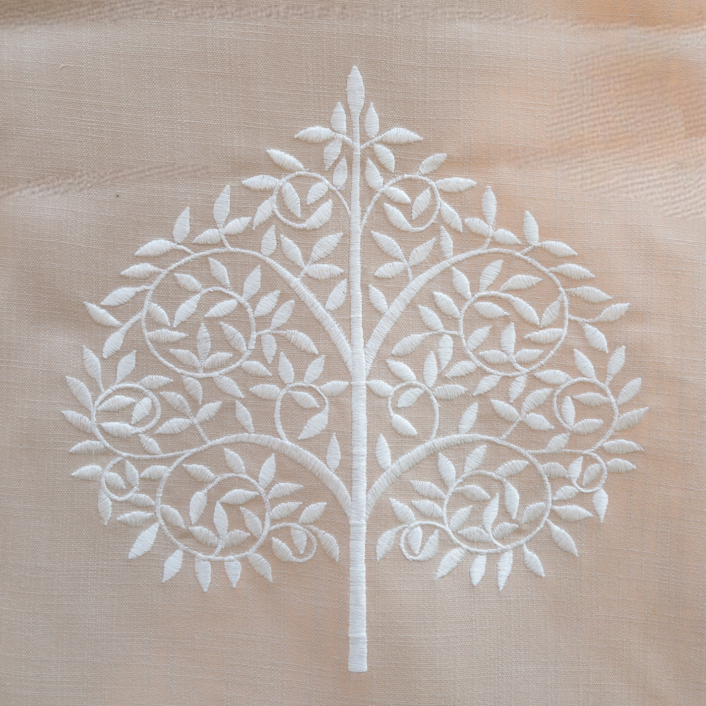 Close up of work on table runner
