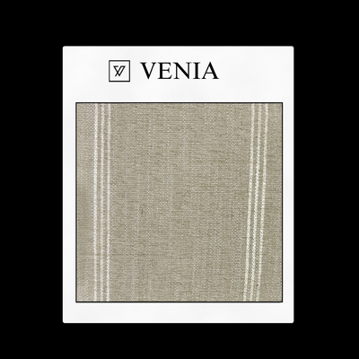 Earthy Striped Fabric - Tan