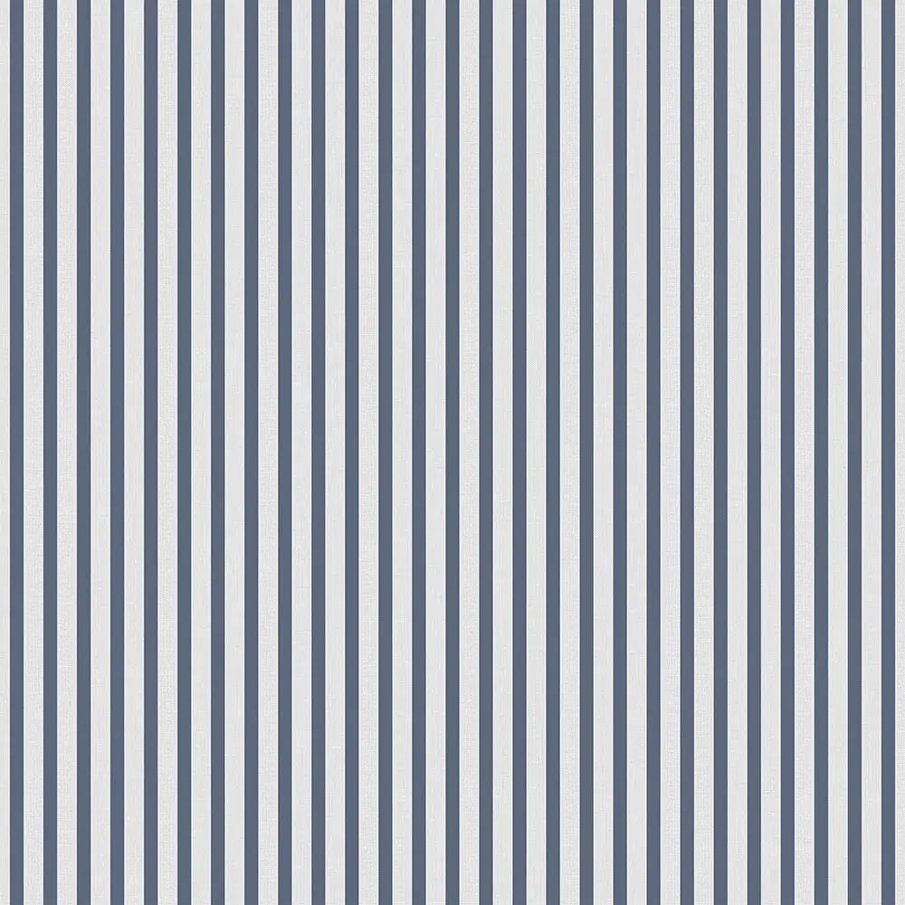Column Stripe Wallpaper – Indigo