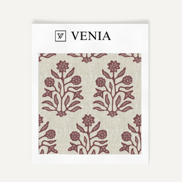 Rosewood artisan impressions upholstery fabric swatch by Venia Home
