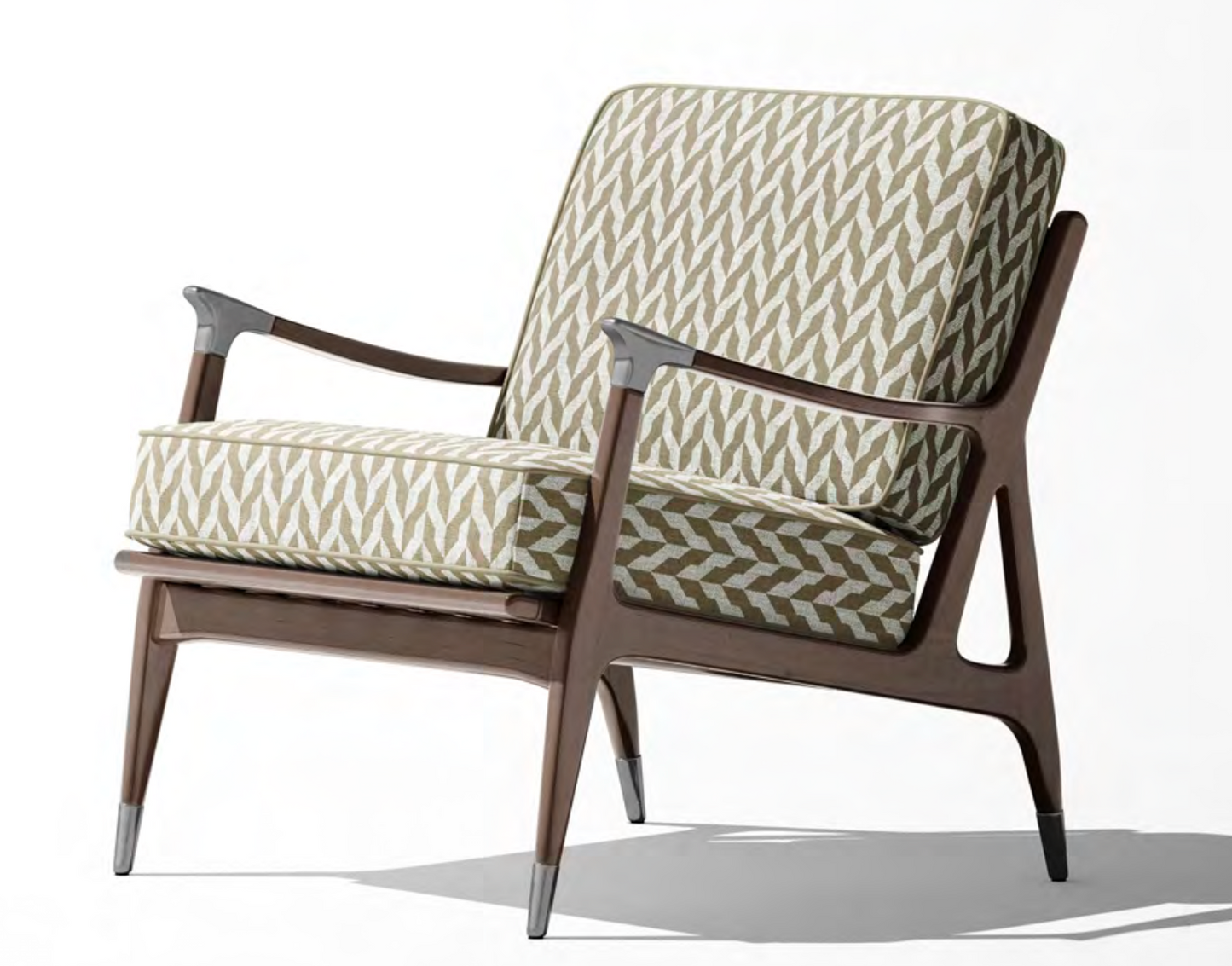 Close-up detail of beige entwine fabric