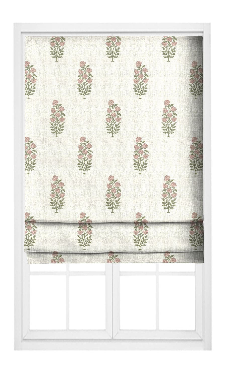 Pink flowers Floral Reverie fabric detail 2