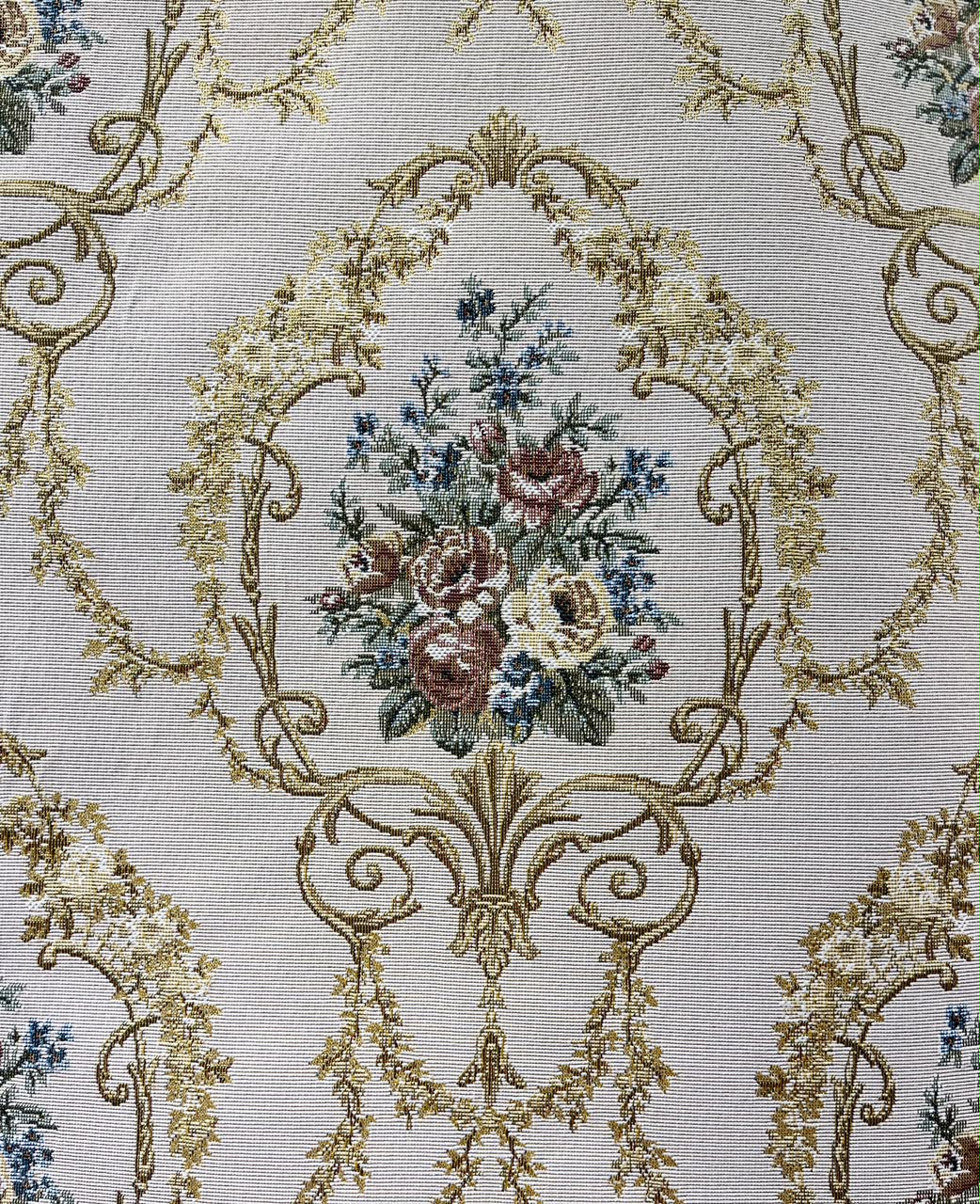 Chantilly Fabric Ivory – draped detail | Venia Home