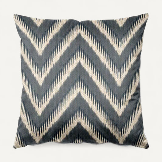 Heritage Chevron cushion – styled setting | Venia Home