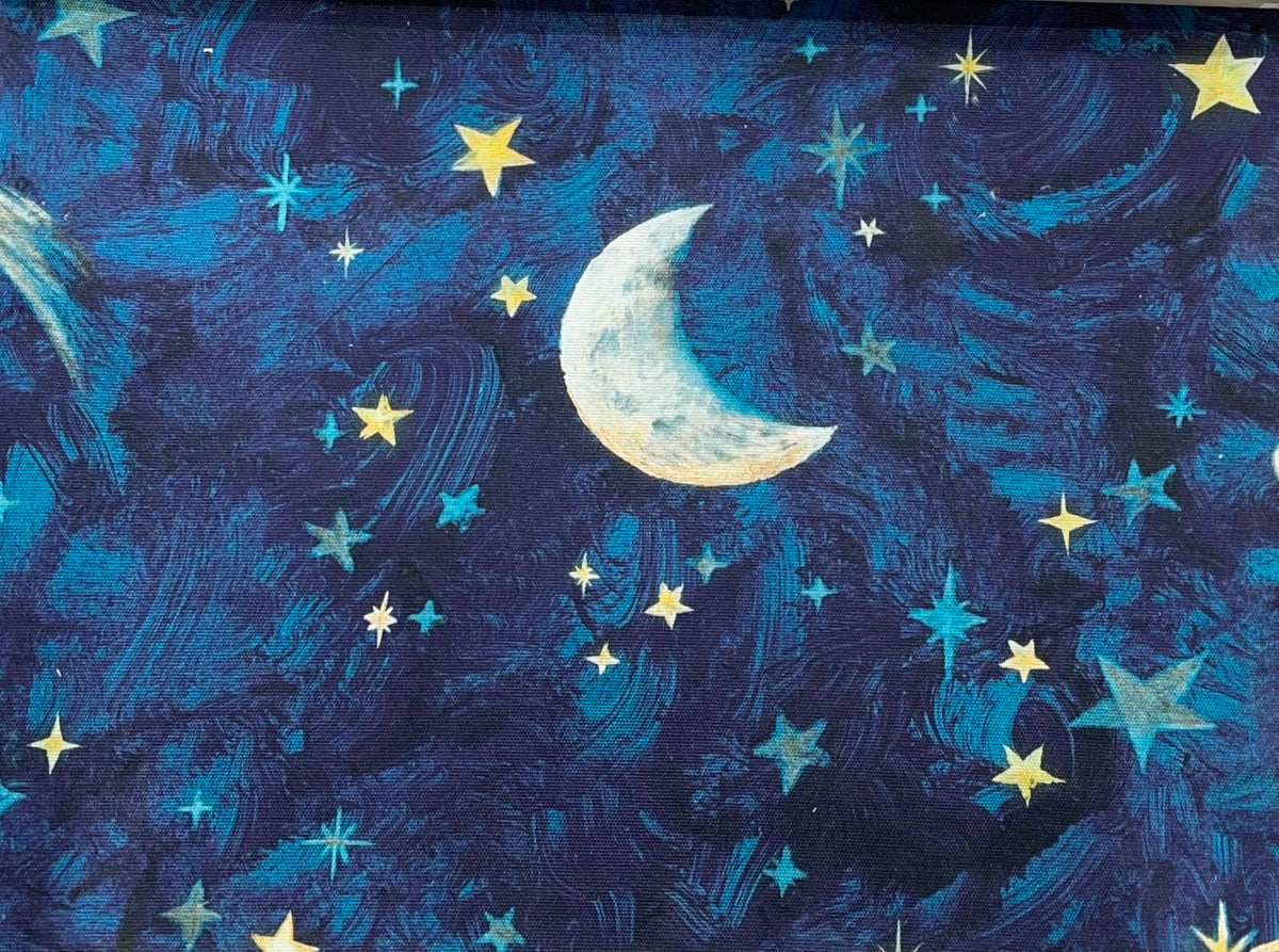 Starry Night Fabric – room setting | Venia Home