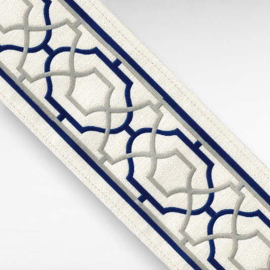 Designer border for a curtain