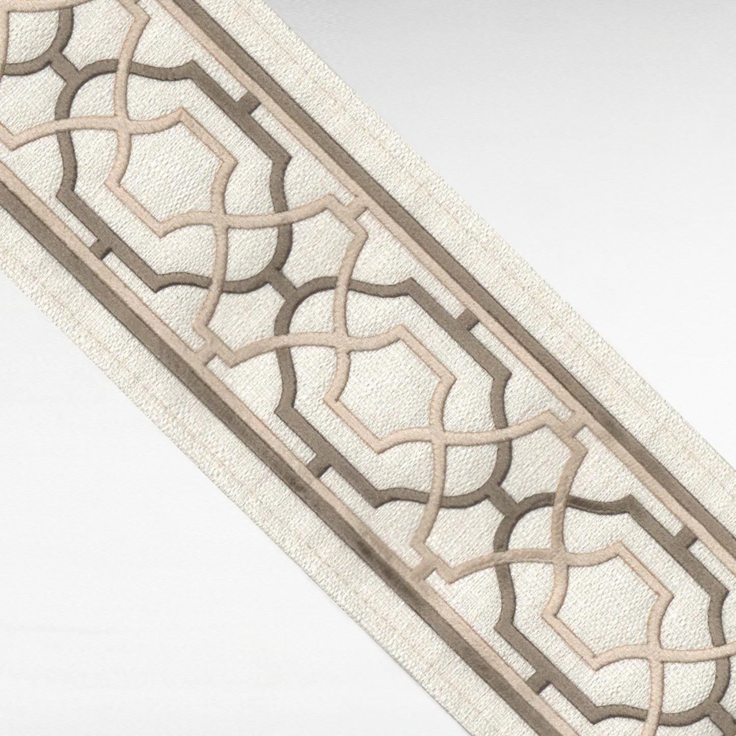 Designer border for a curtain