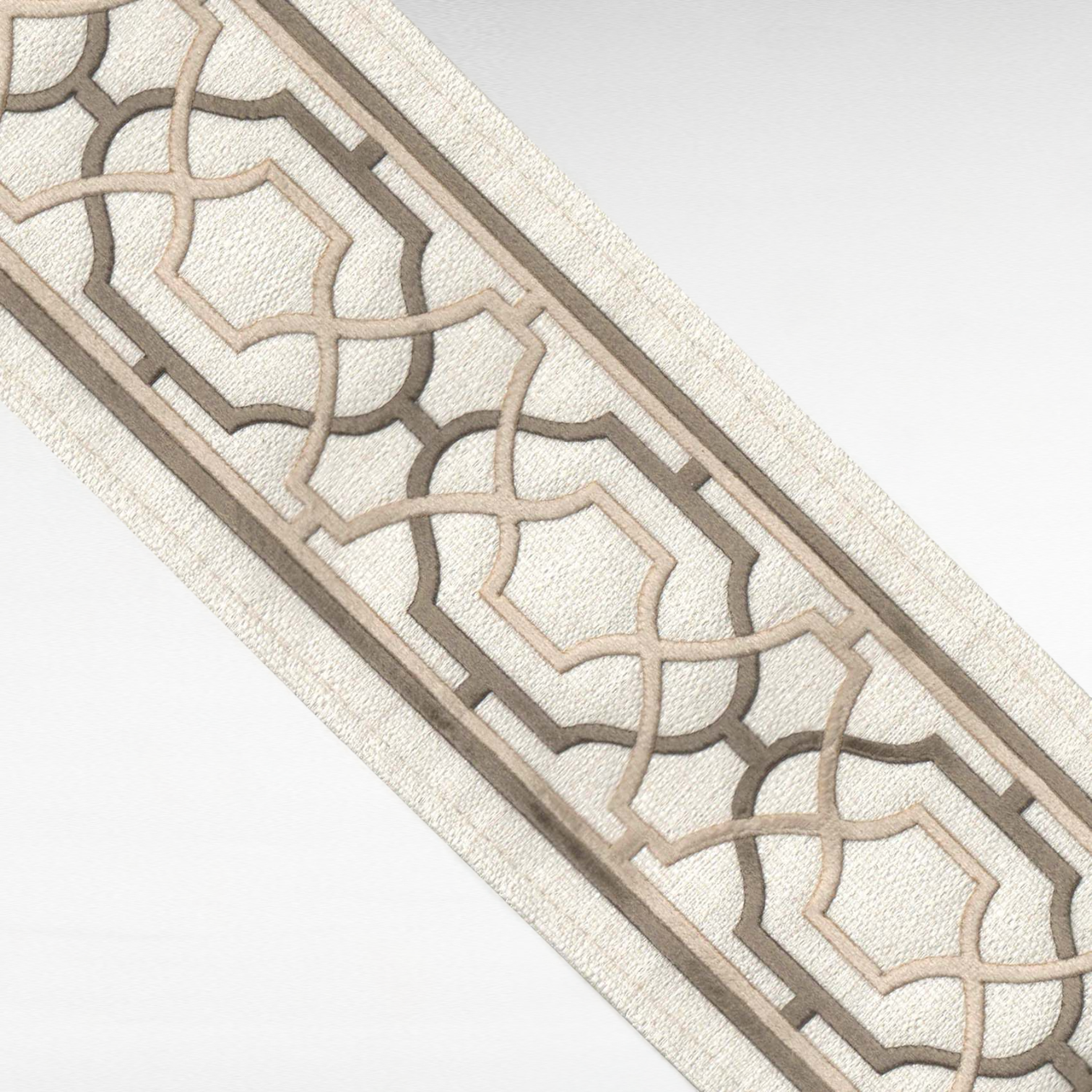 Designer border for a curtain