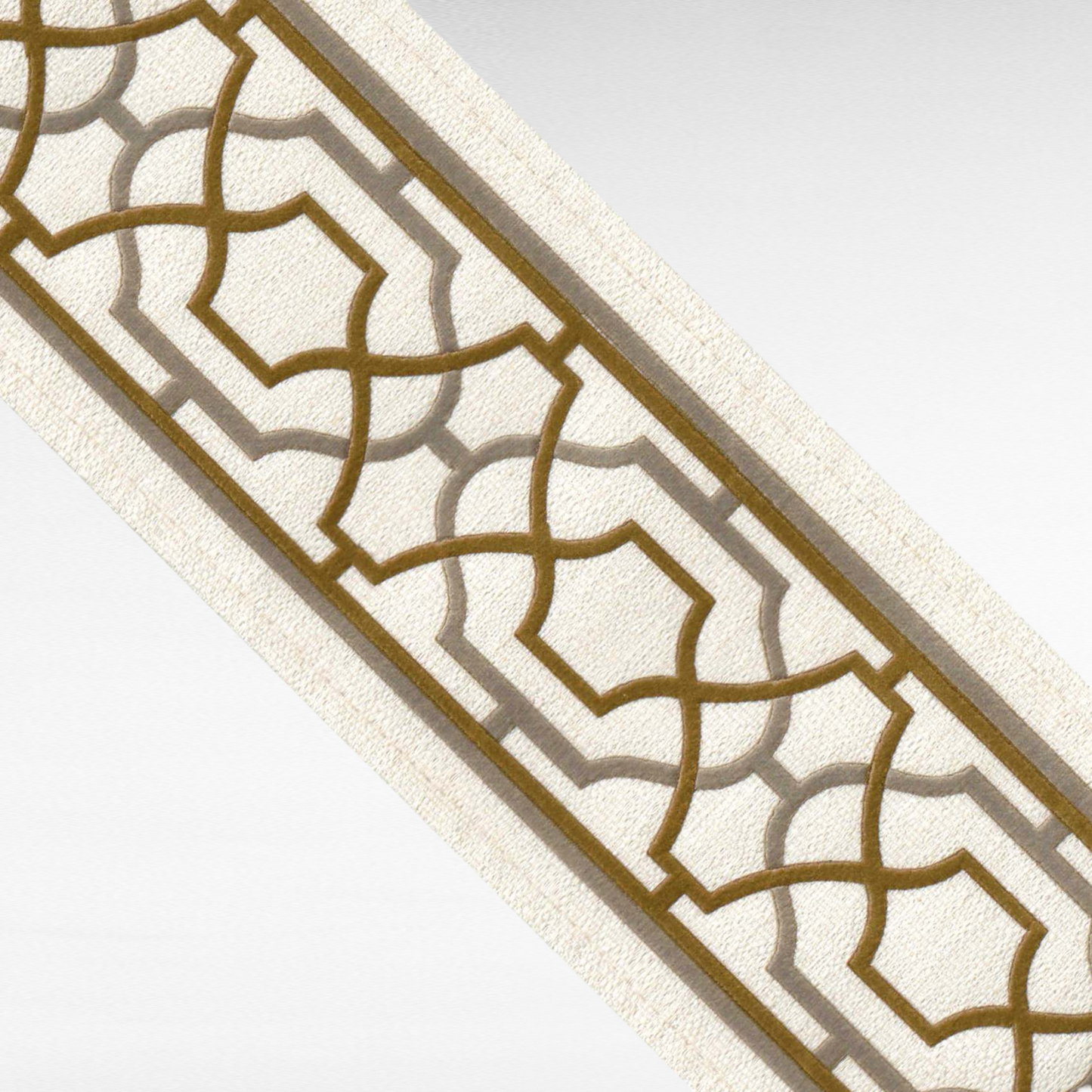 Designer border for a curtain