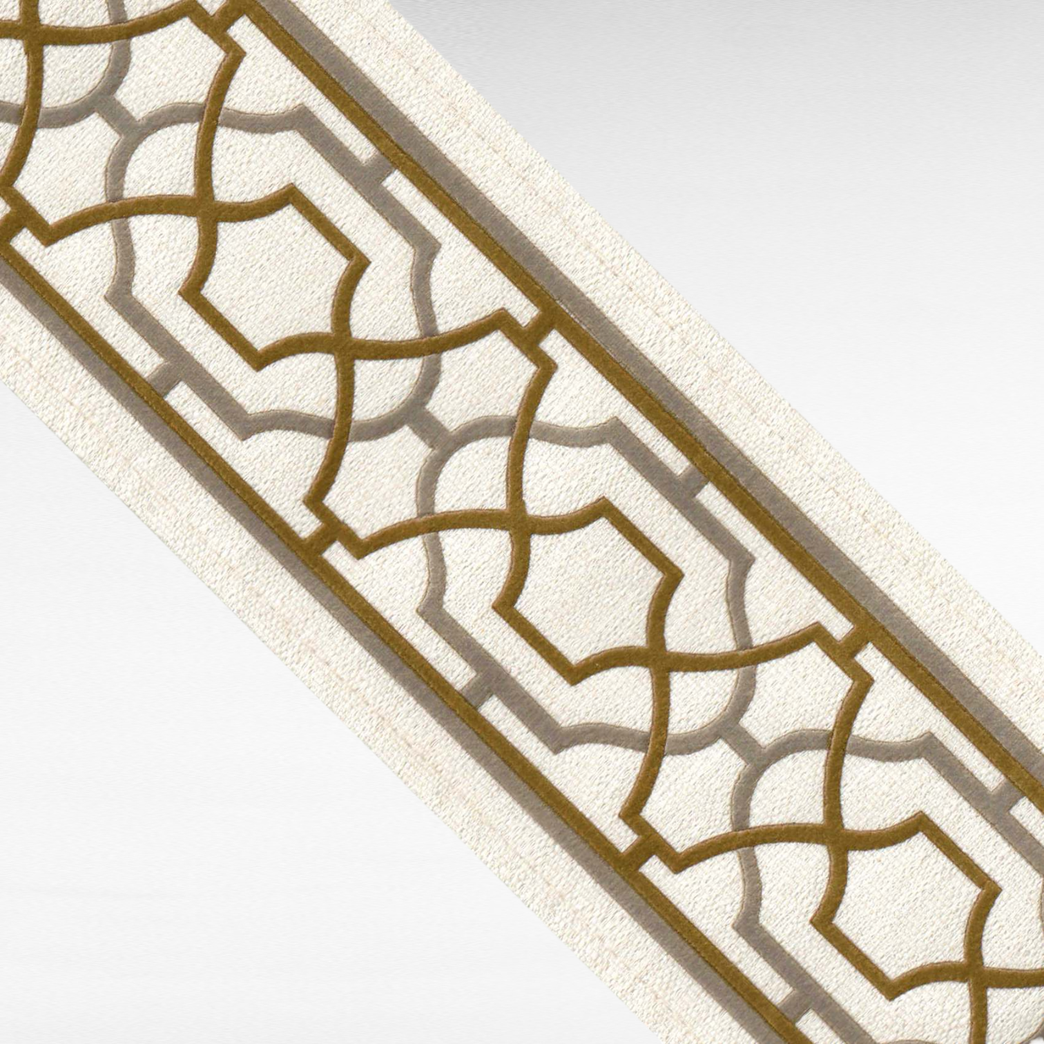 Designer border for a curtain