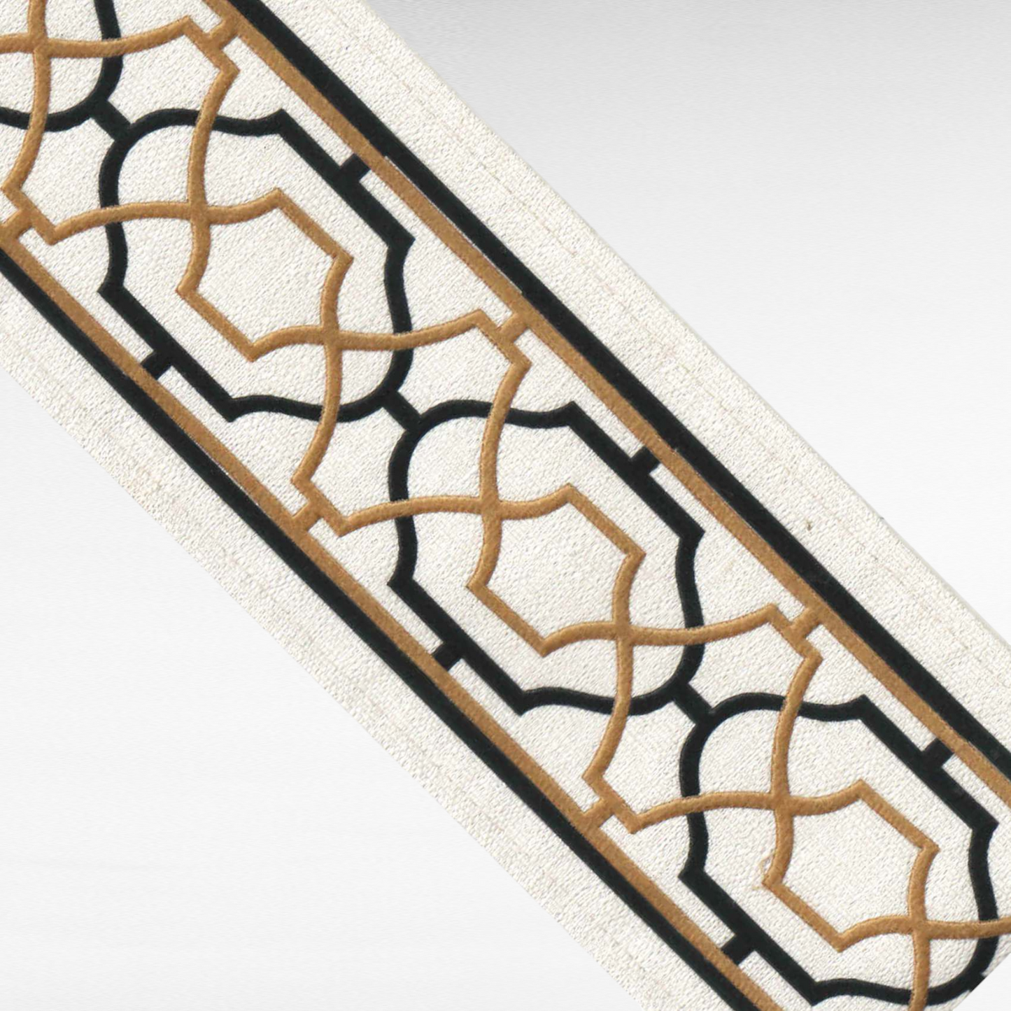 Designer border for a curtain