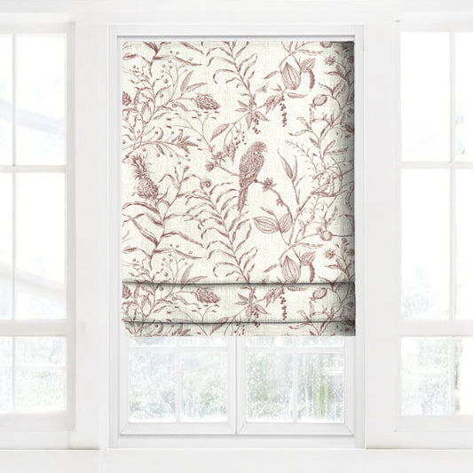 Redwood Perch and Plume fabric as blinds