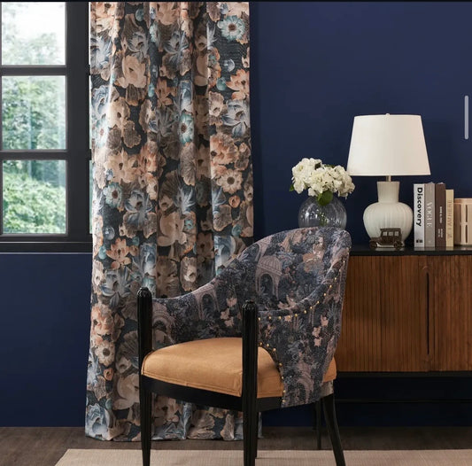Regalia weaves and precious petal fabrics styled together