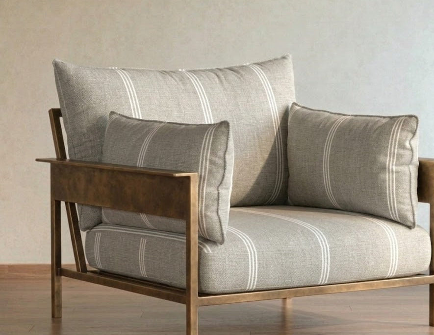 Venia branded mockup showcasing a floral fabric piece, that can be used for sofa, curtains, cushions and more.