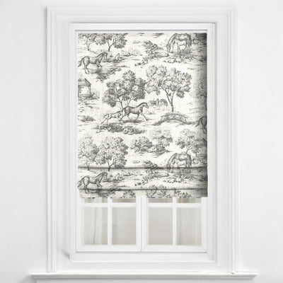 Château Cheval Fabric - Soft Charcoal