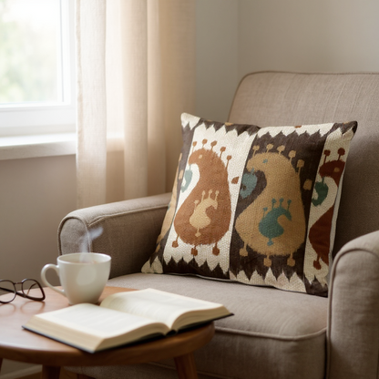 Playful Paisley Cushion