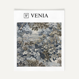 Woodland Estate Fabric -  Blue
