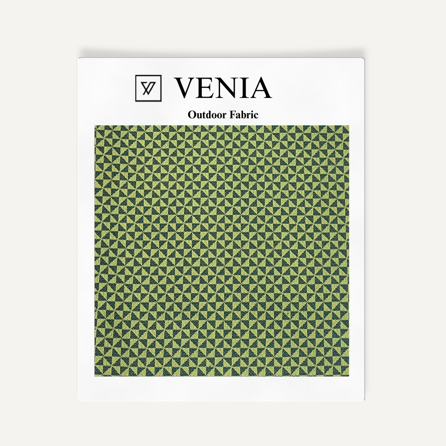 Mosaic Green Outdoor Fabric