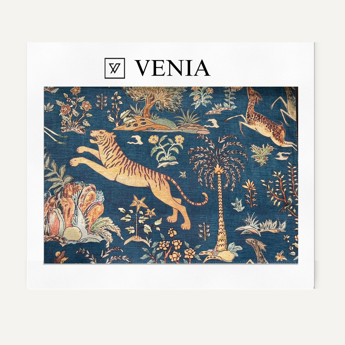 Wildwood Chinoiserie Fabric - Blue