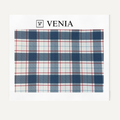 Highland Plaid Fabric - Navy Blue