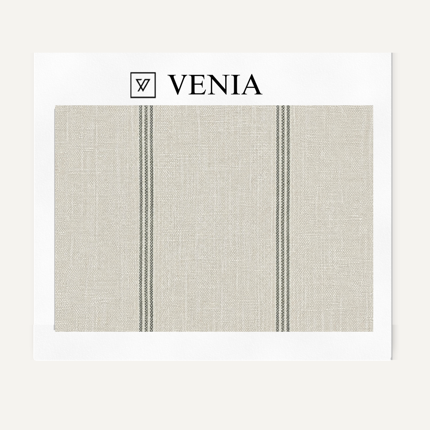 Oslo Stripe Fabric - Green