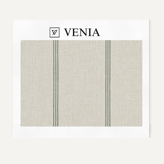 Oslo Stripe Fabric - Green