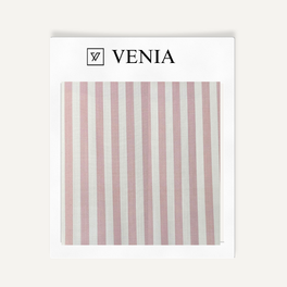 Classic Stripe Fabric - Blush Pink