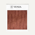 Textured Chevron Fabric Burnt Orange – woven chevron upholstery fabric | Venia Home
