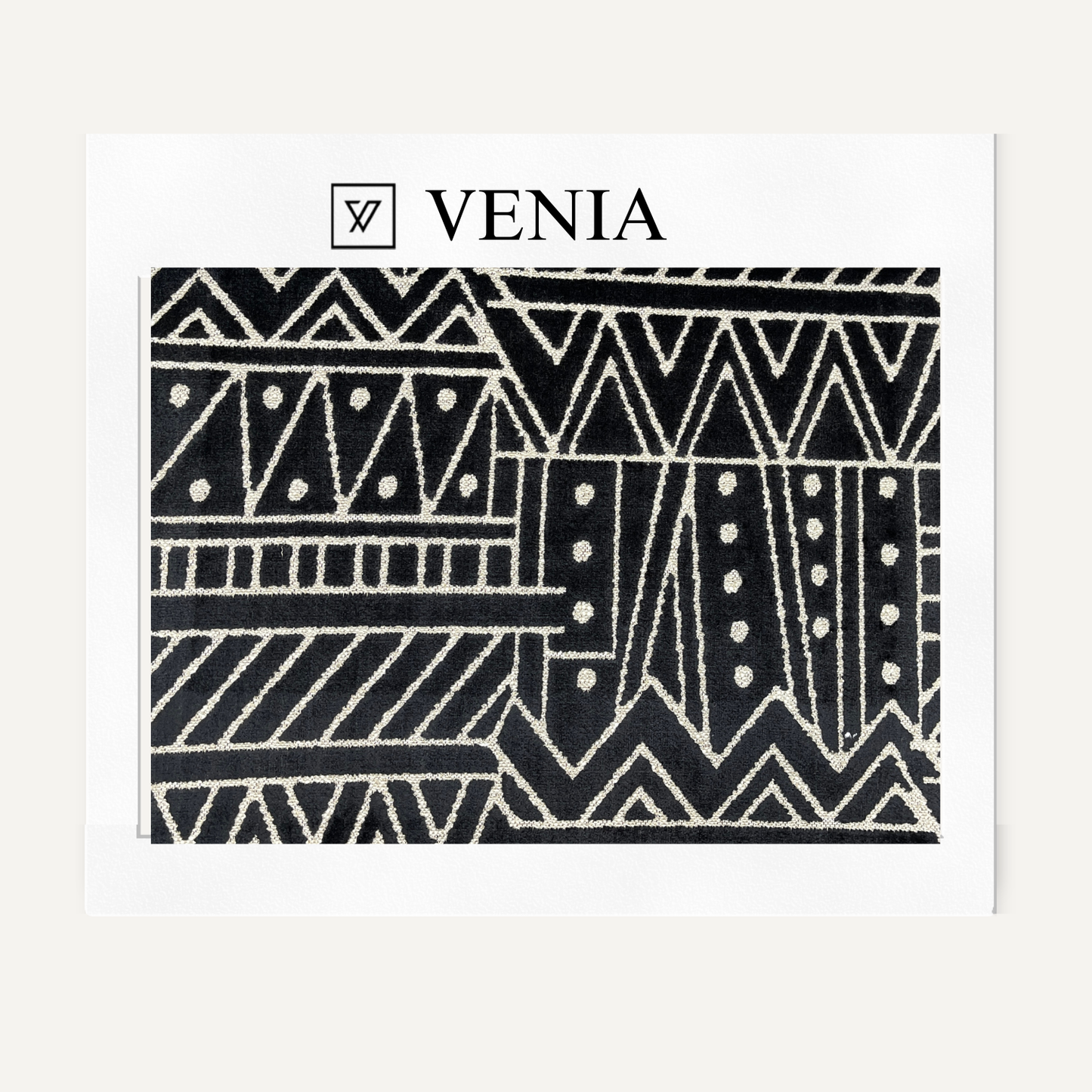 B&W Tribal Fabric