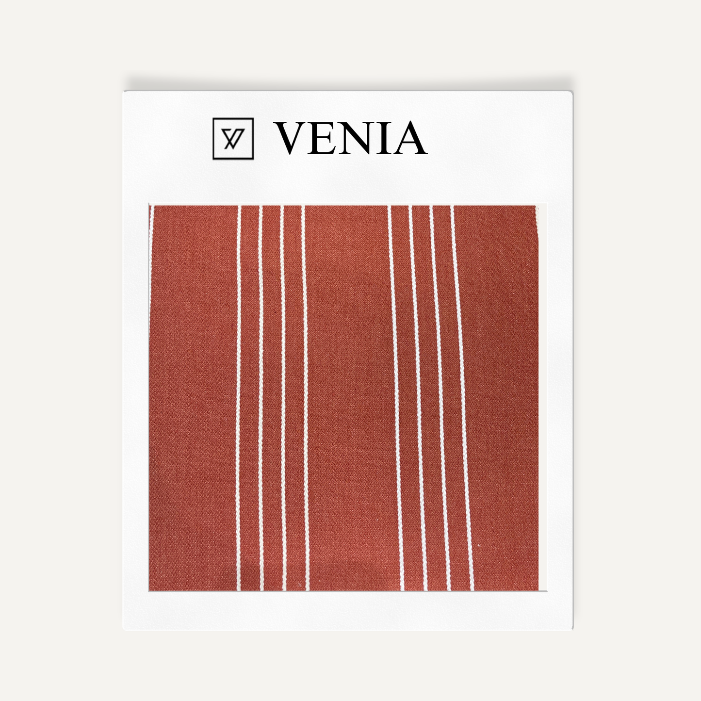 Vision Stripes Fabric - Red