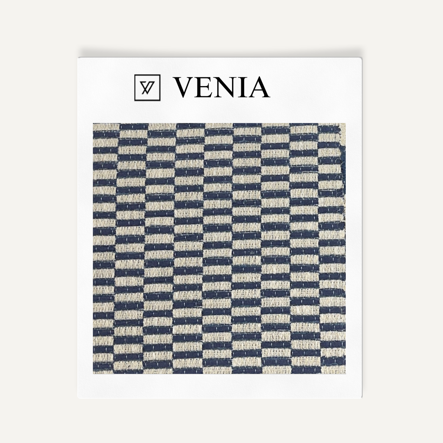 Basketweave Fabric - Navy Blue