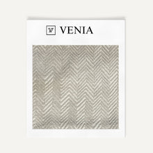Textured Chevron Fabric -  Ivory