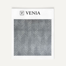 Textured Chevron Fabric – Grey