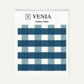 Garden Gingham Fabric - Blue